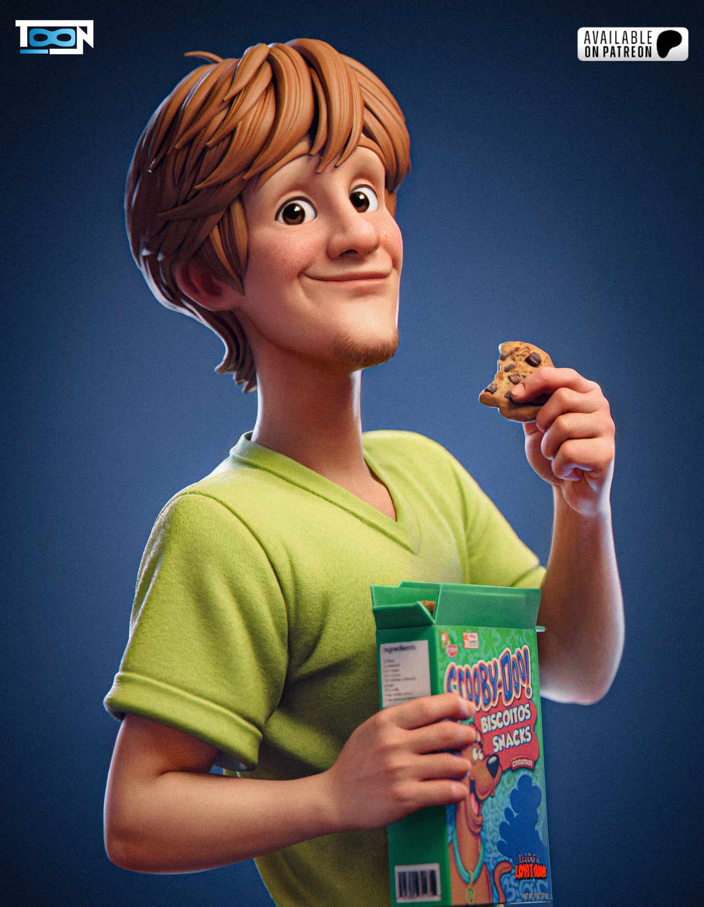 Shaggy - Scooby Doo - 6 Scale 3D Printed Statue Model Kit