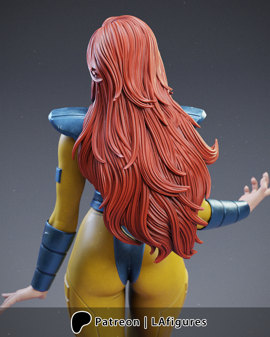 Jean Grey (X-Men) Statue - Fan Art - 10 scale (244mm) 3D Print Kit