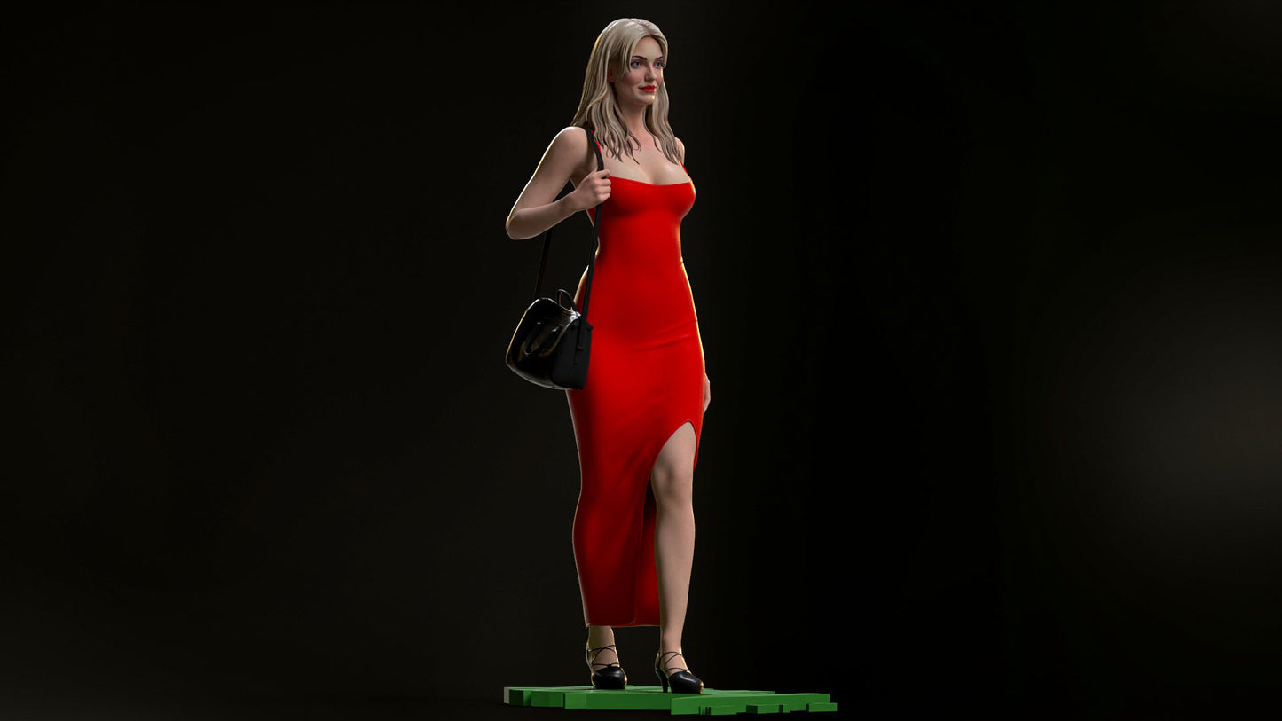 Tina Carlyle  - The Mask - Cameron Diaz 3D Printed Statue - Unpainted