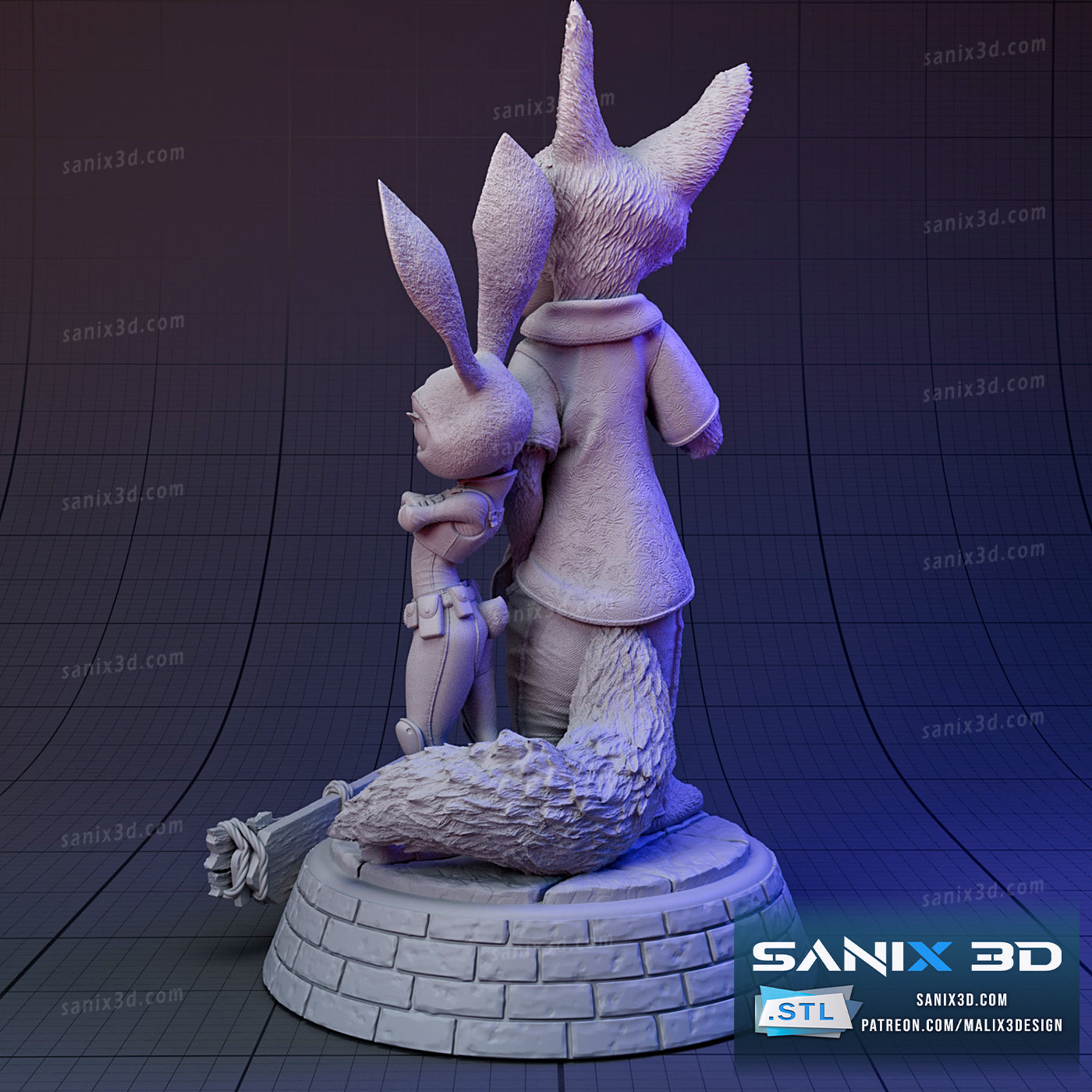 Zootopia - 3D Resin Printed - 6th scale (230mm) - Fan Art