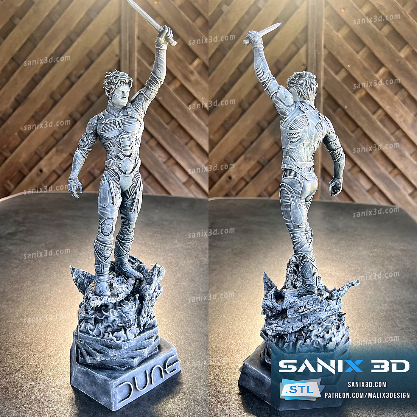 Paul Atreides (Dune) Fan Art - 1:8 Scale (3D Print Fan Art)