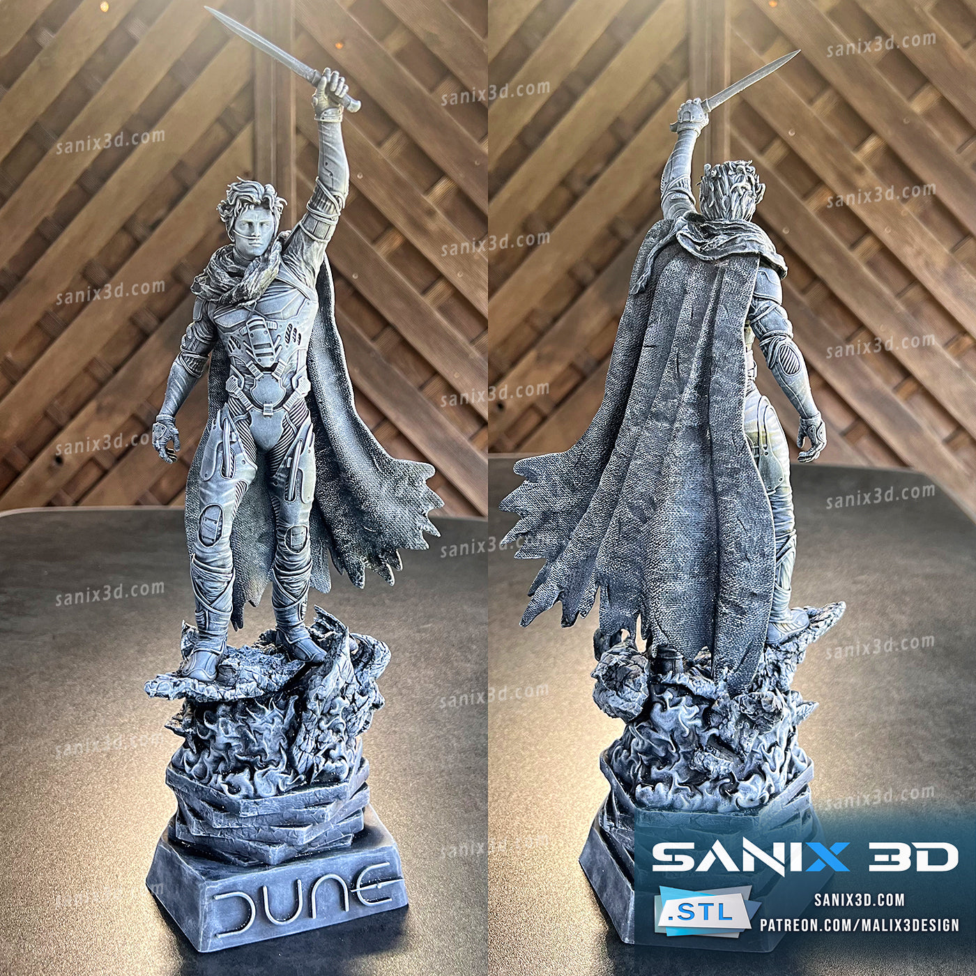 Paul Atreides (Dune) Fan Art - 1:8 Scale (3D Print Fan Art)