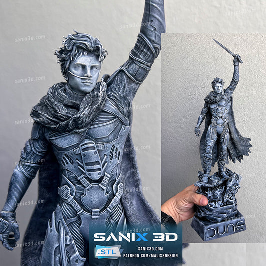 Paul Atreides (Dune) Fan Art - 1:8 Scale (3D Print Fan Art)