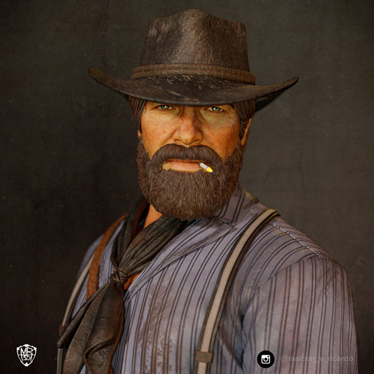 Arthur Morgan (Red Dead II) - 3D Model Kit - 10 Scale