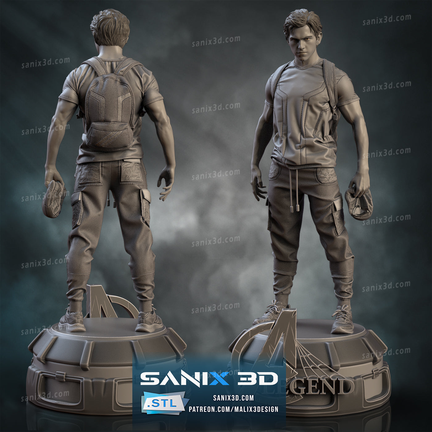 Spiderman (Double Life) - Fan Art (Sanix3D)