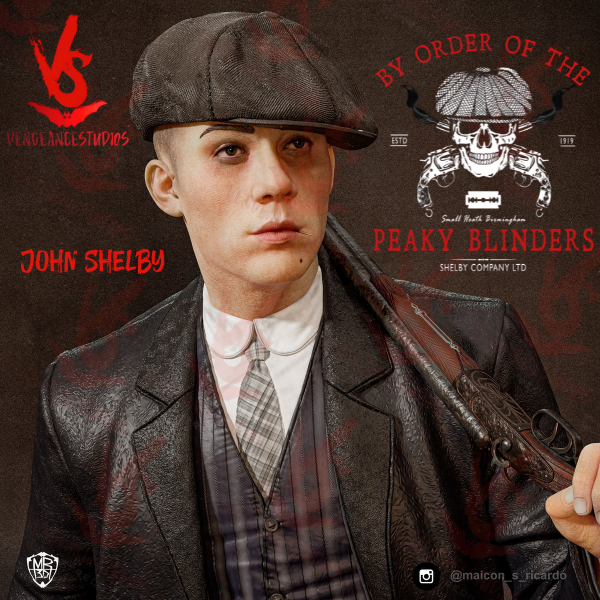 John Shelby (Fan Art) Peaky Blinders - 6th or 10th scale - 3D Print Kit