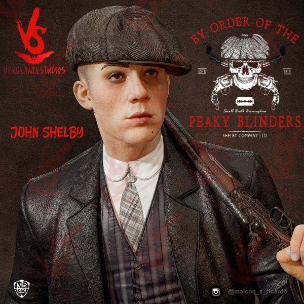 Ready to Post -1:10 - John Shelby Peaky Blinders - Unpainted and Unassembled