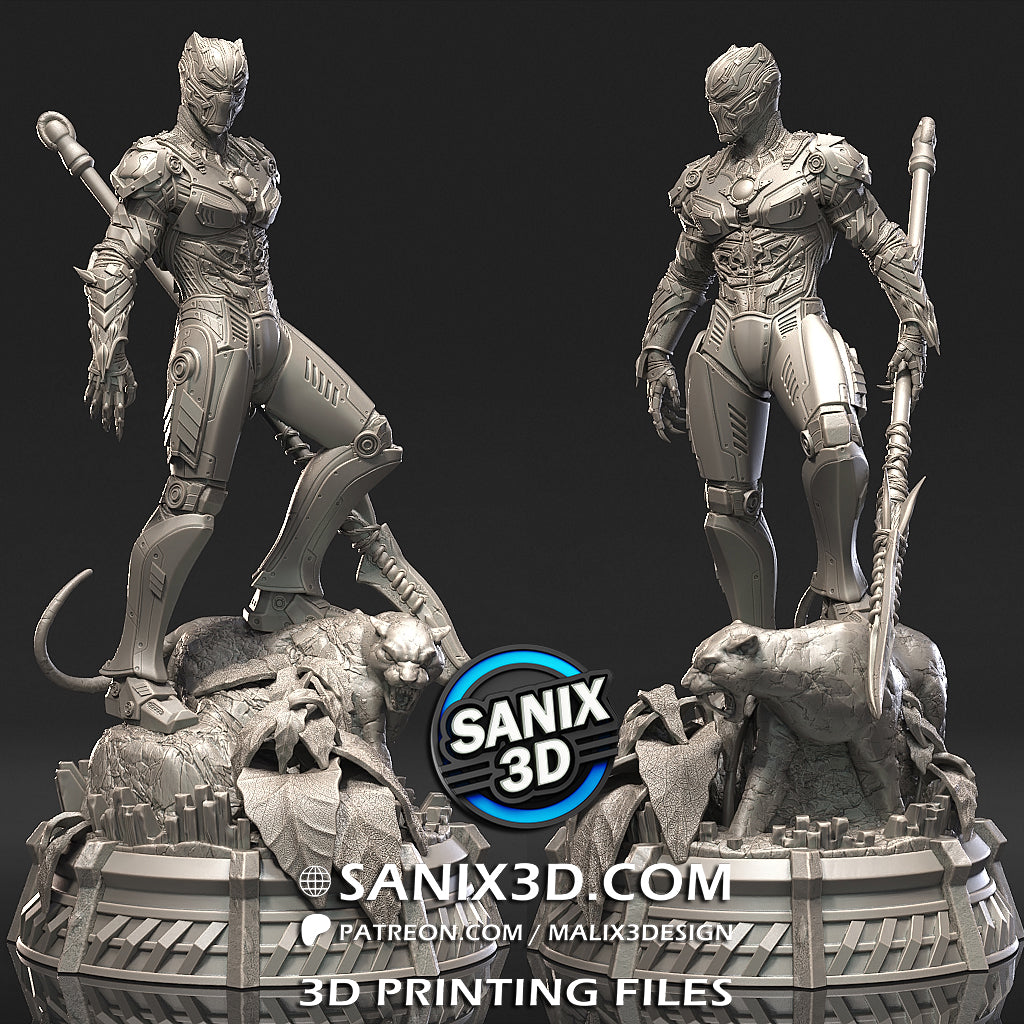 Iron Panther - Fan Art - 3D Print model kit (unpainted)