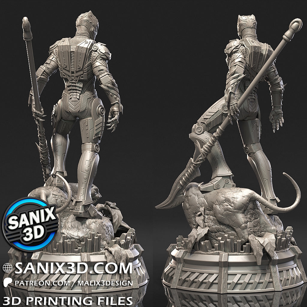 Iron Panther - Fan Art - 3D Print model kit (unpainted)