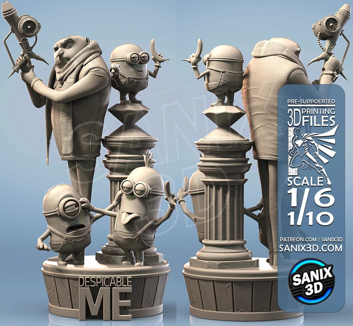 Despicable Me - Fan Art - 3D Print model kit (unpainted)