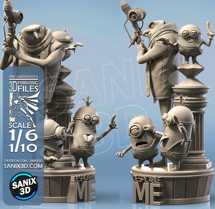 Despicable Me - Fan Art - 3D Print model kit (unpainted)