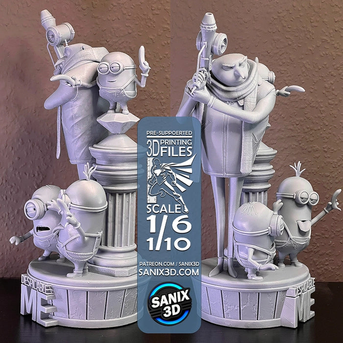 Despicable Me - Fan Art - 3D Print model kit (unpainted)