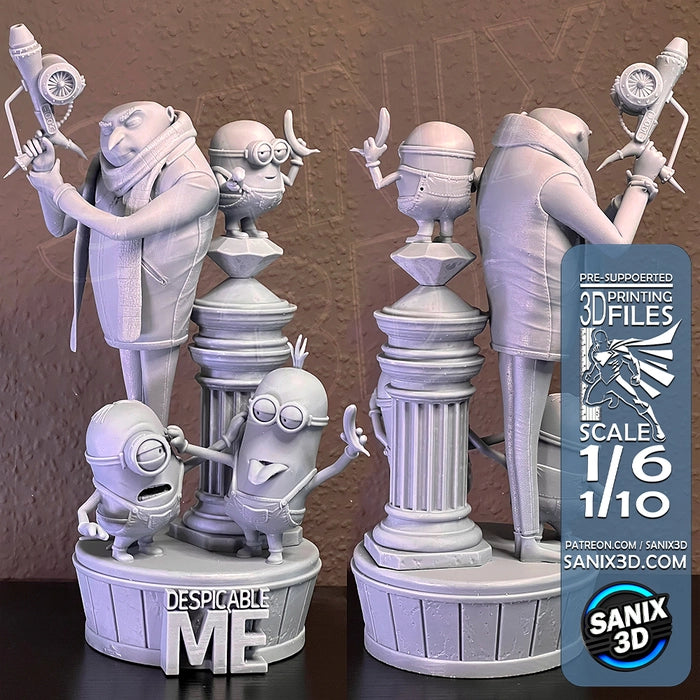 Despicable Me - Fan Art - 3D Print model kit (unpainted)