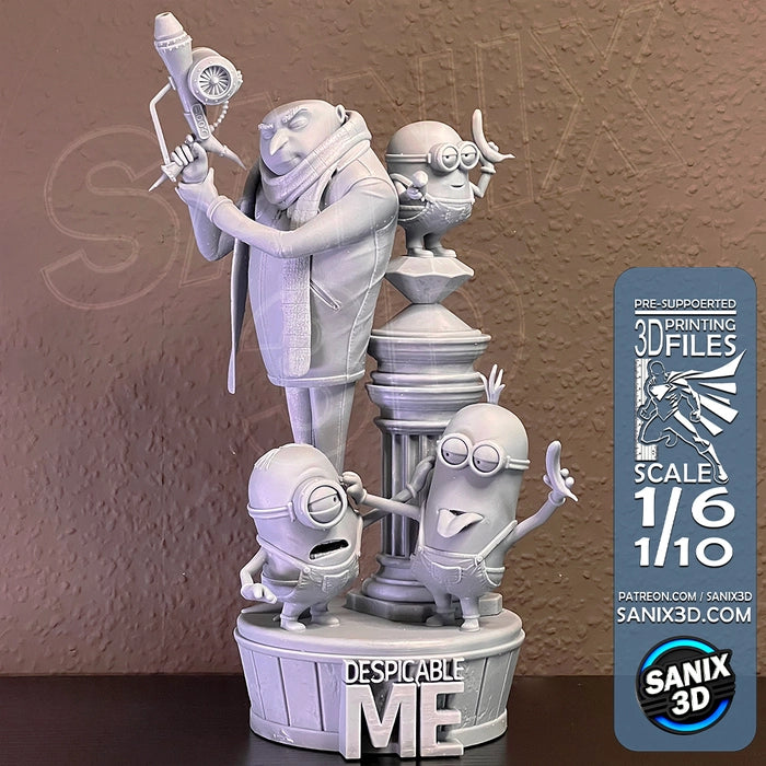 Despicable Me - Fan Art - 3D Print model kit (unpainted)