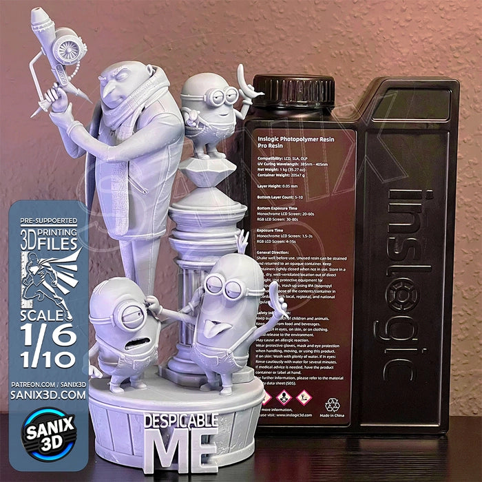 Despicable Me - Fan Art - 3D Print model kit (unpainted)