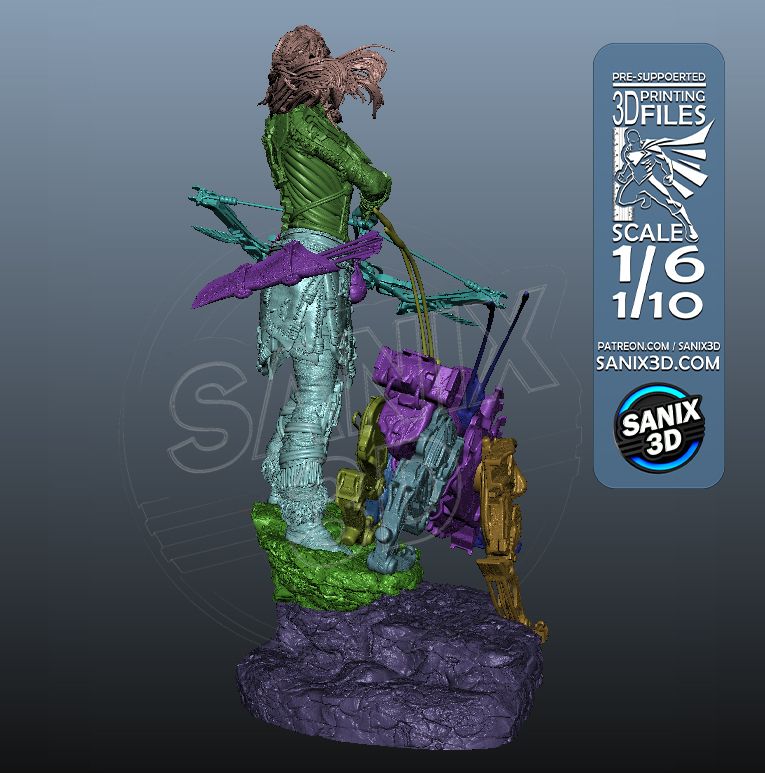 Horizon 3D Printed Statue 10 & 6 Scale model kit