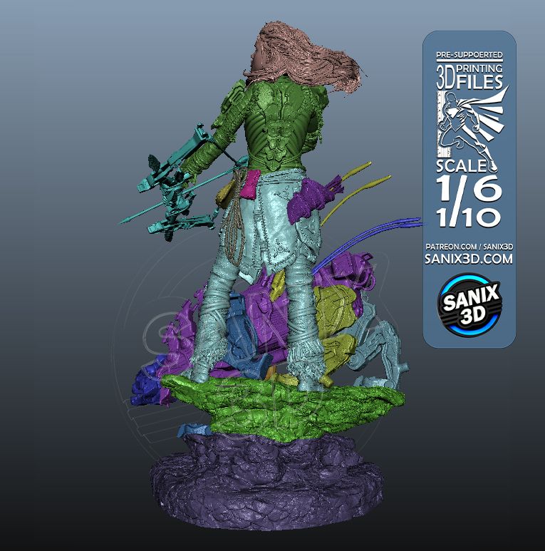 Horizon 3D Printed Statue 10 & 6 Scale model kit