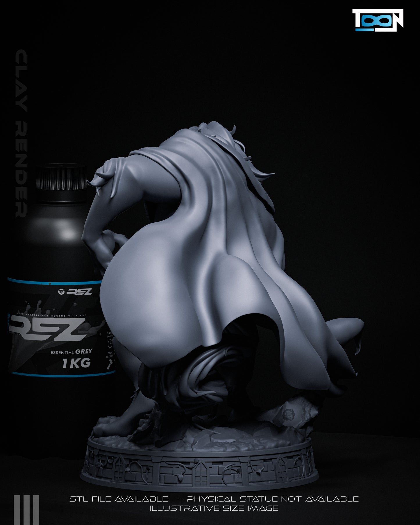 The Beast - 3D Printed Model Statue - 6 & 10 Scale