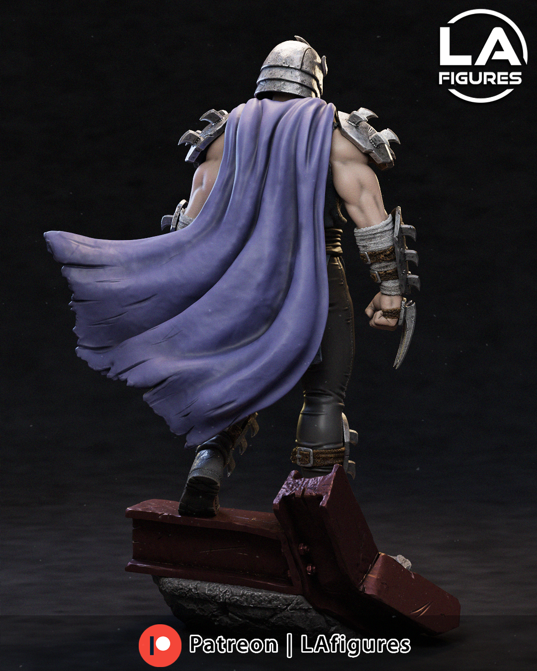 Shredder (TMNT) Statue - Fan Art 10 Scale (222mm) 3D Print Kit