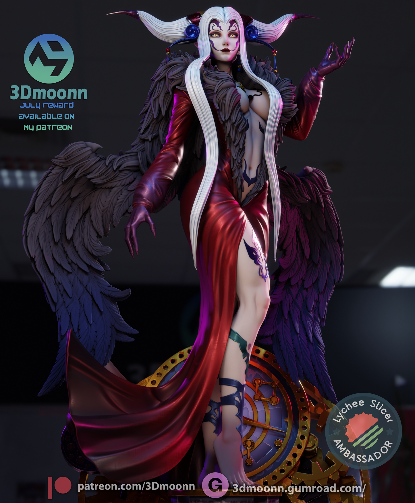 Ultimecia (Final Fantasy) - 3d Printed 1:6 model kit (Fan Art)
