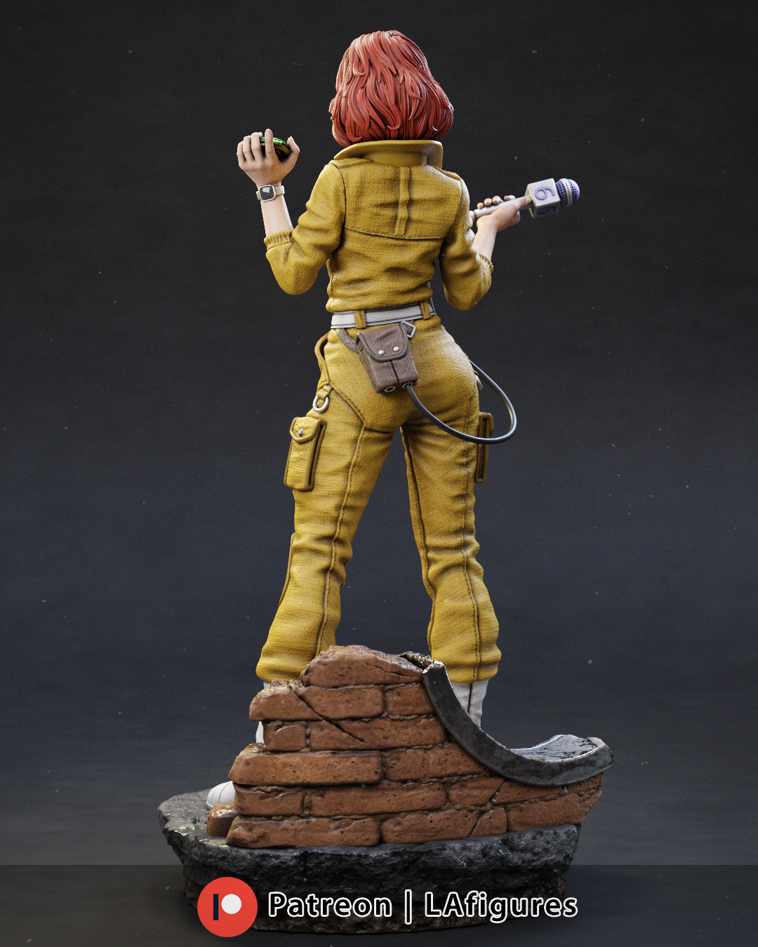 April O'Neil (TMNT) Statue - Fan Art 10 Scale (210mm) 3D Print Kit