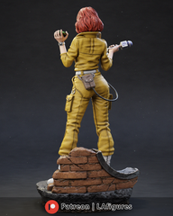 April O'Neil (TMNT) Statue - Fan Art 10 Scale (210mm) 3D Print Kit