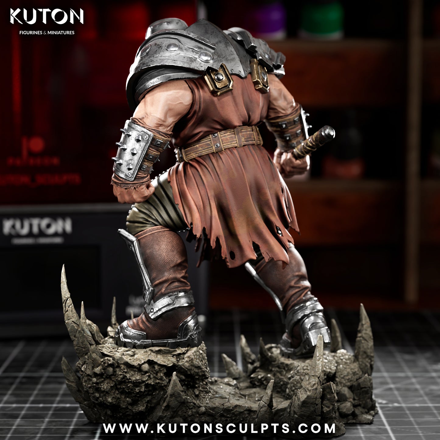 Ram Man - 3D Printed Statue / Bust 10 Scale Model Kit