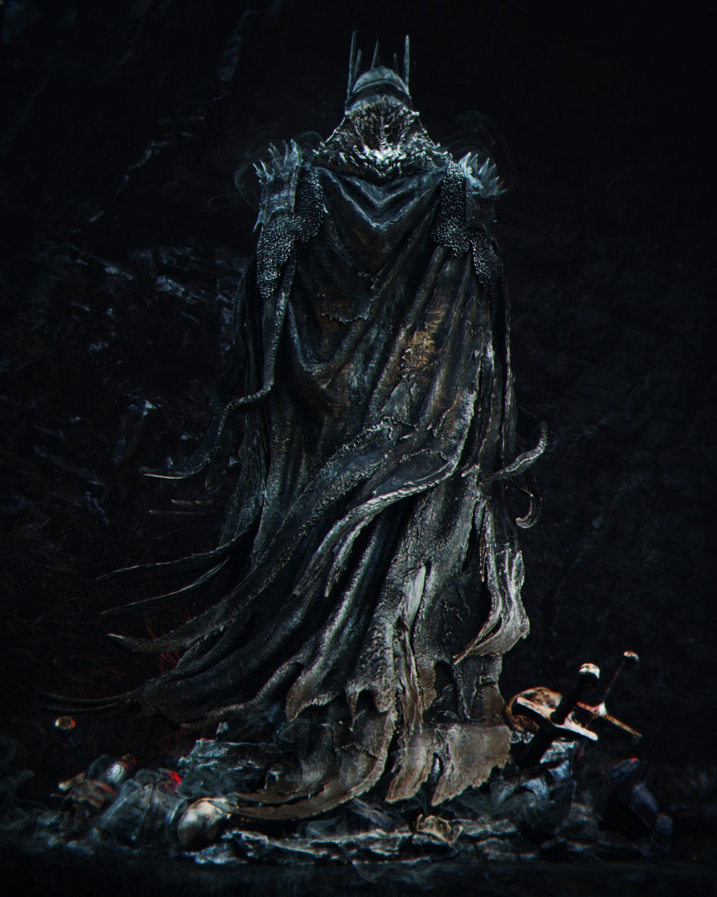The Death Knight (WoW) - 3D Printed Model Kit - 1:6 scale (Fan Art)