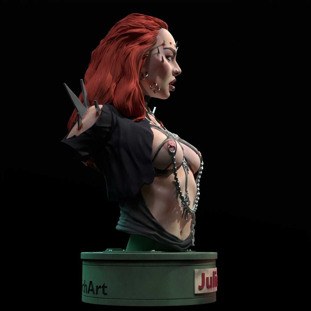 Julie Walker - Return of the Living Dead - 3D Printed Model Kit Statue / Bust