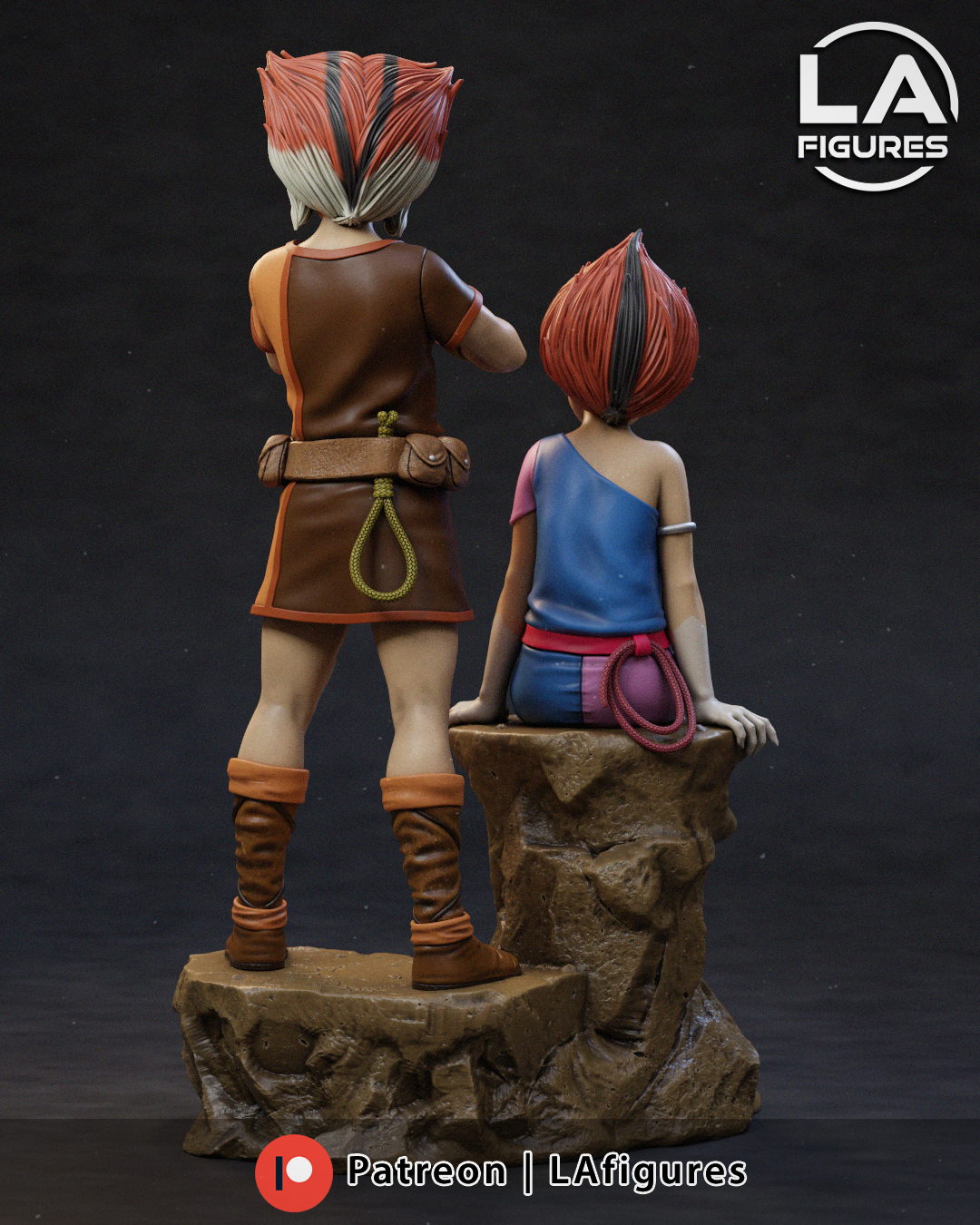 Willy Kit & Willy Kat (Thundercats) Statue - 3D Print Fan Art