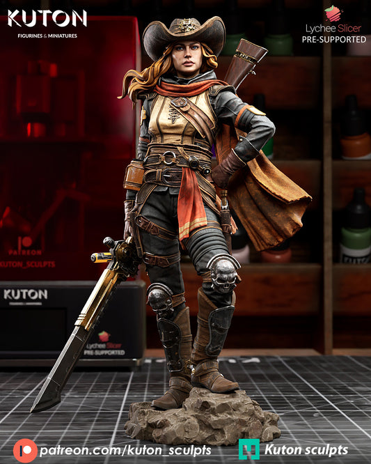 Crankshots 3d Printed Statue - 10 Scale and Miniature available