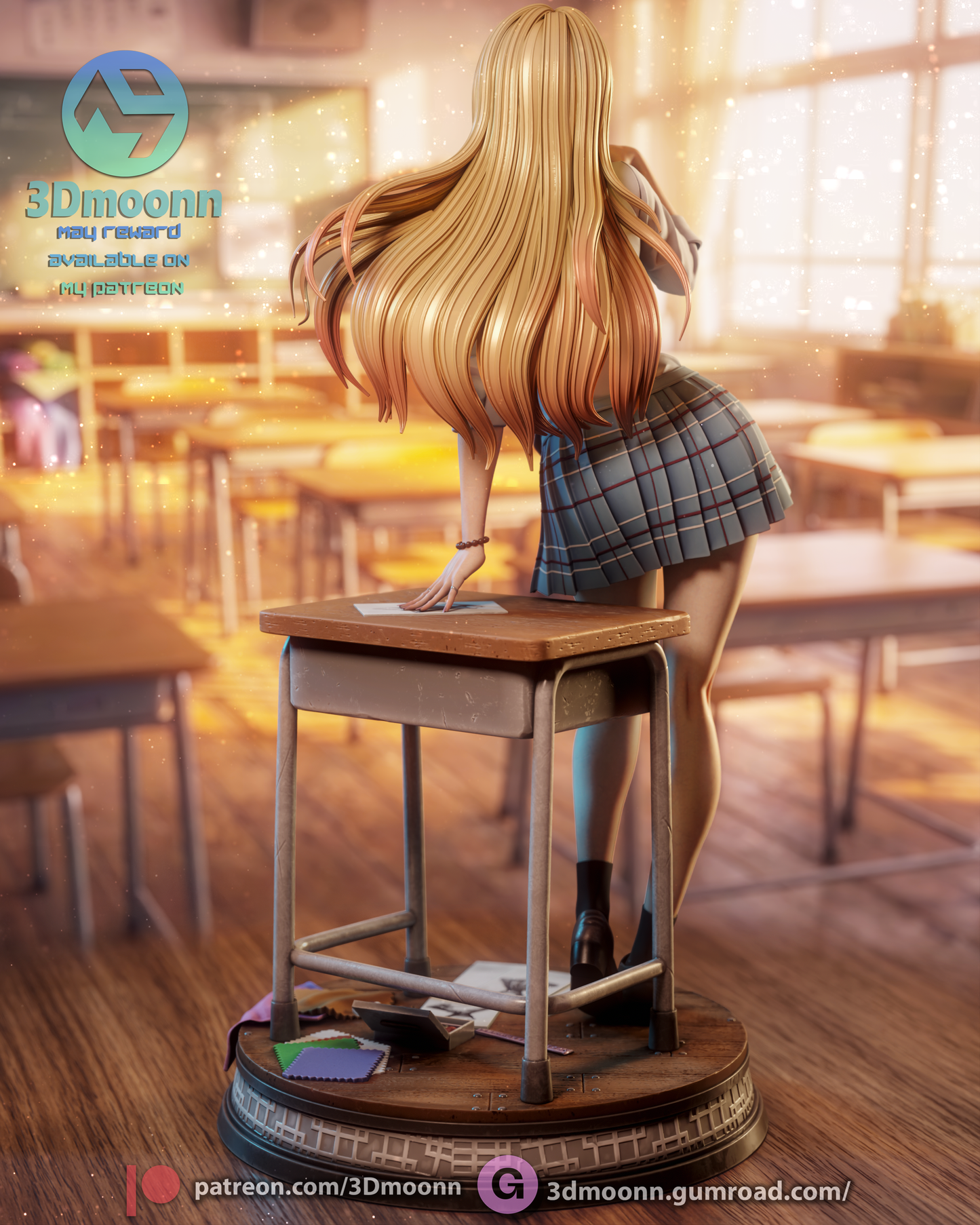 Marin Kitagawa (My Dress-Up Darling) - 3d Printed model kit (Fan Art)