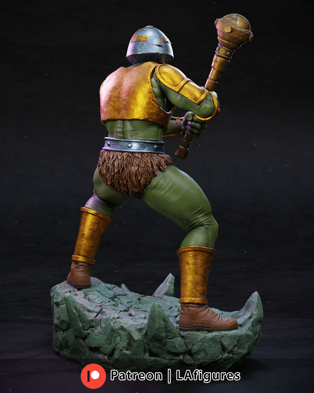 Man at Arms (He-Man) Statue - Fan Art 12/10/8/6 scale - 3D Print