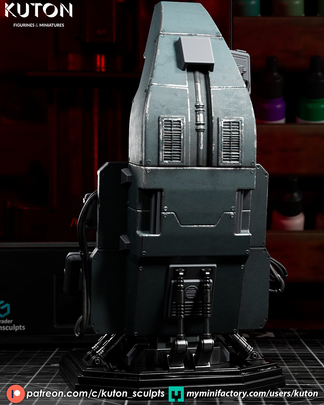 Ghost in the Shell -3D Printed Model kit - 10 Scale and Mini available
