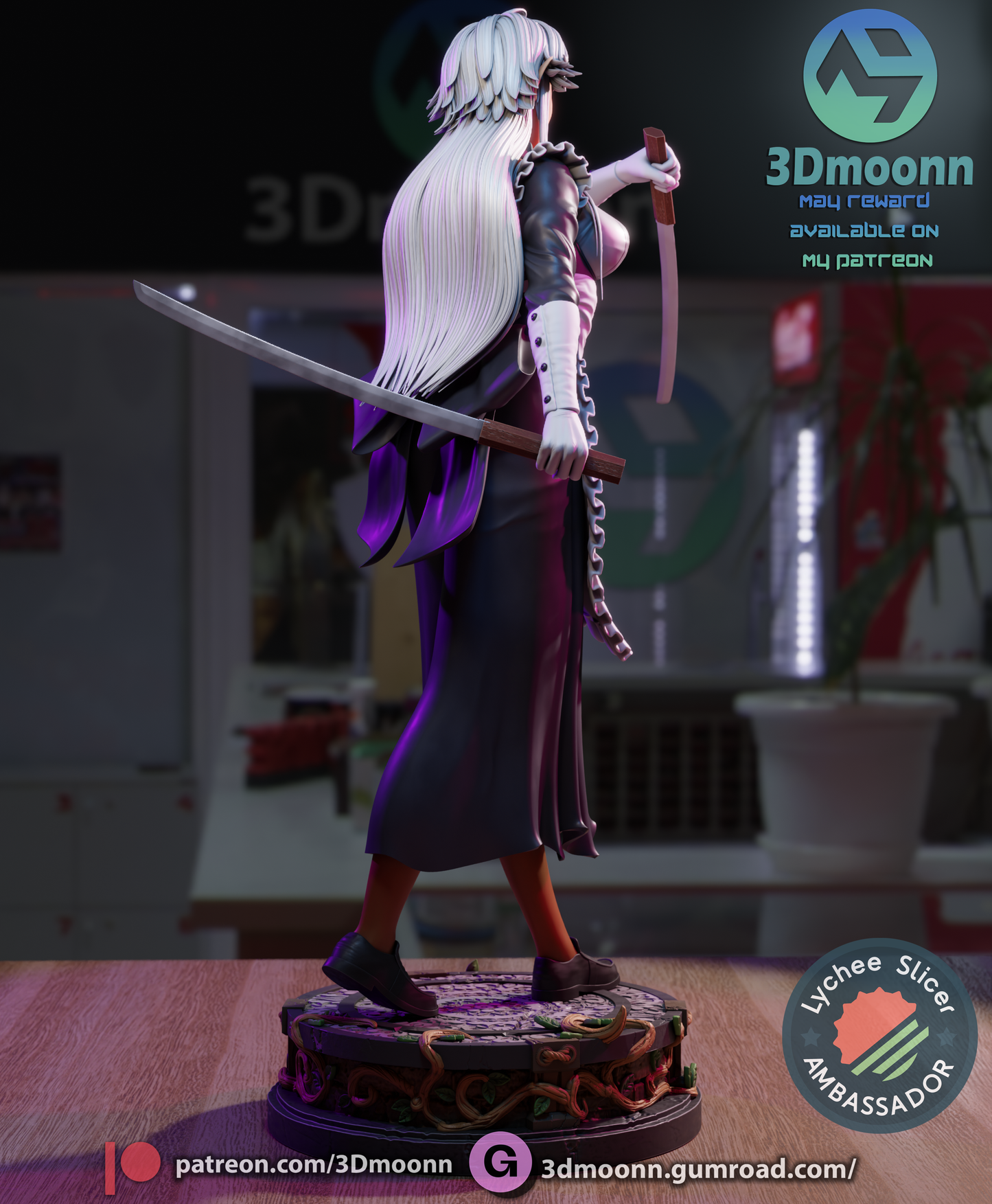 Reanette Elfelt (Ossan Newbie Adventurer) - 3d Printed 1:6 model kit