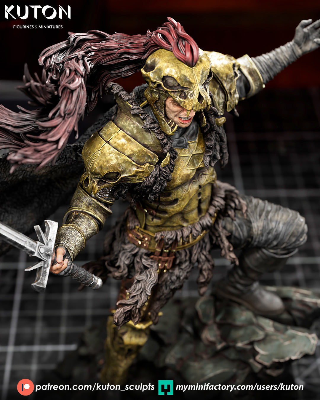 Kurgan (Highlander) - 3D Printed Model Kit - 1:10 Scale