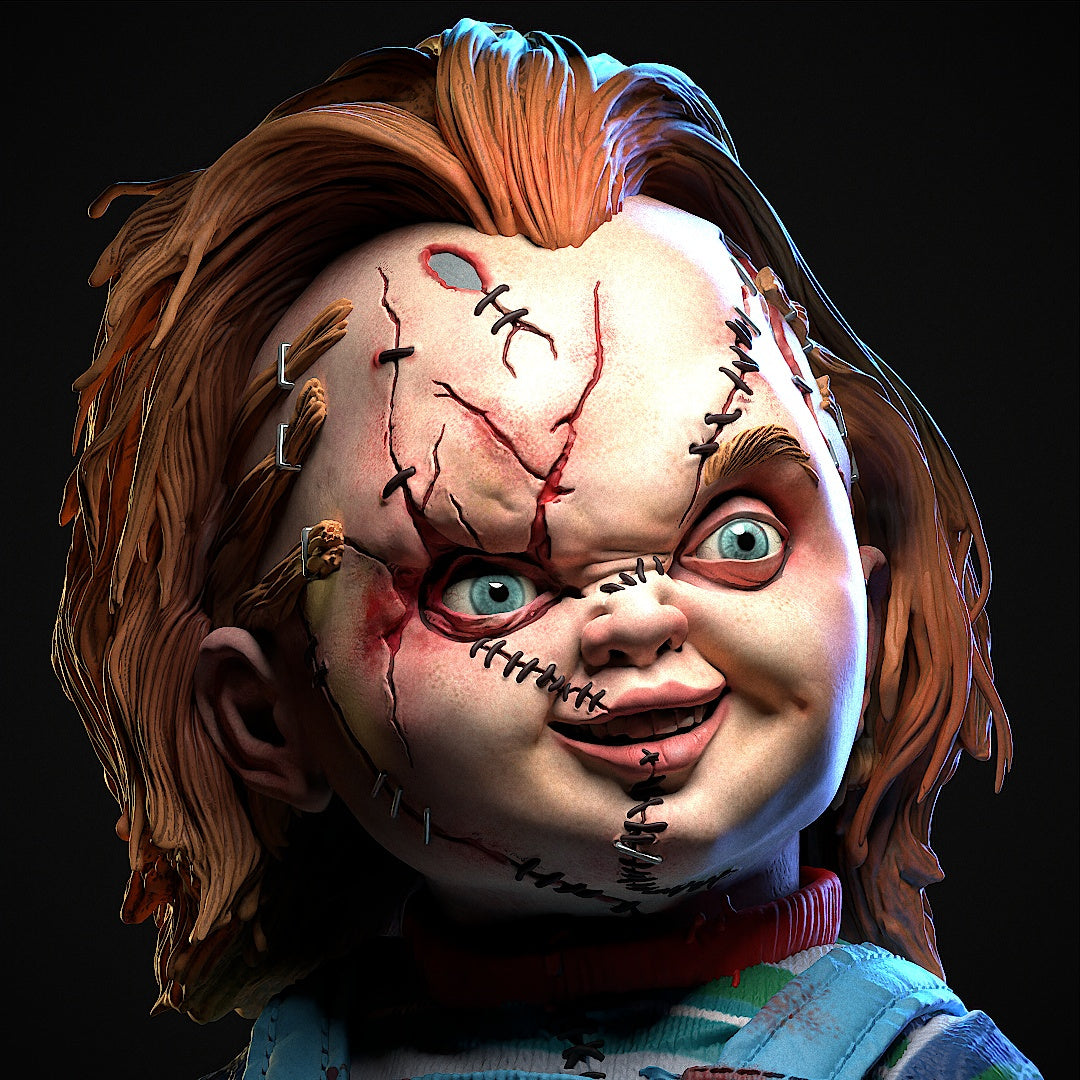 Chucky Bust- 3D Printed Model Bust 160 / 240mm