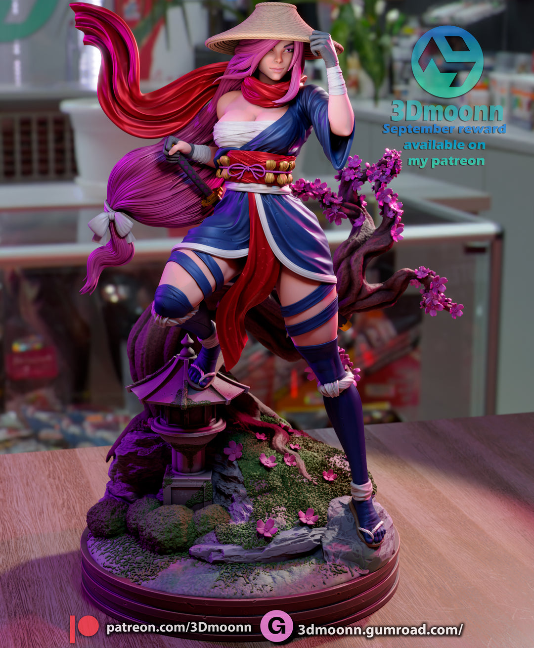 Psylocke Sculpt - 1:6 scale 3d Printed kit