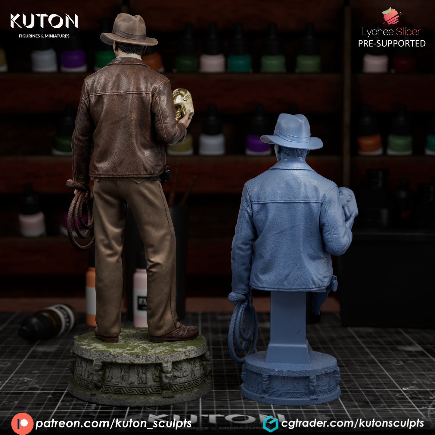 Indiana Jones  3D Printed model - Various Scales - Fan Art