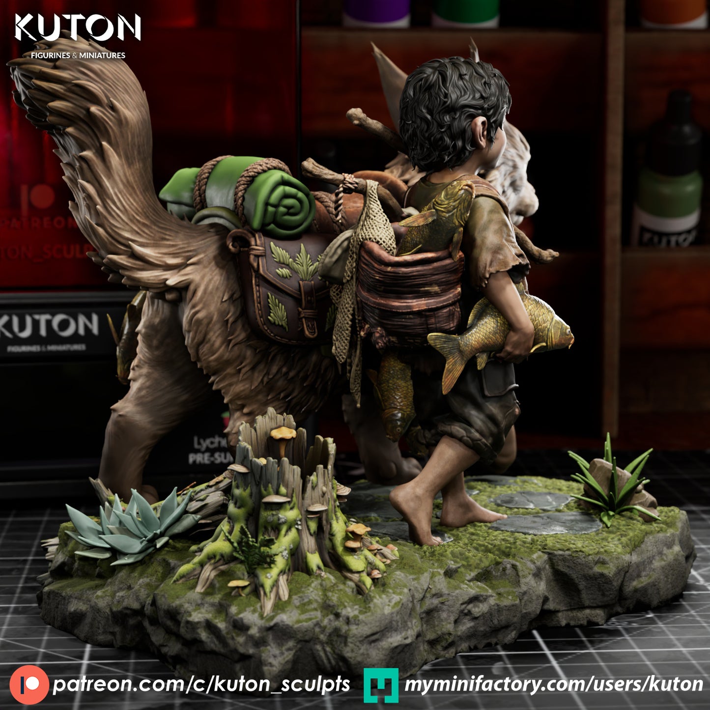 Wayferers 3D Printed Statue - Miniature and 10 Scale available