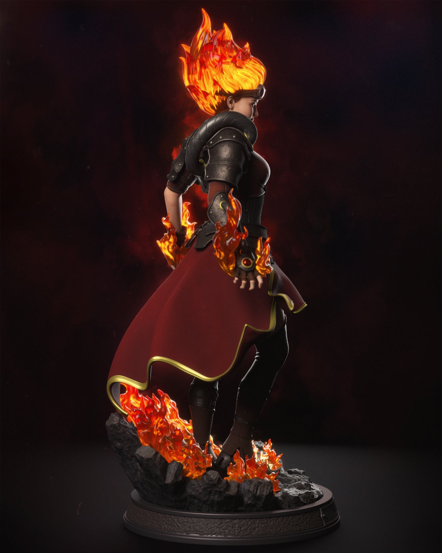 Chandra - 9 and 6 Scale 3D Printed Statue Model Kit