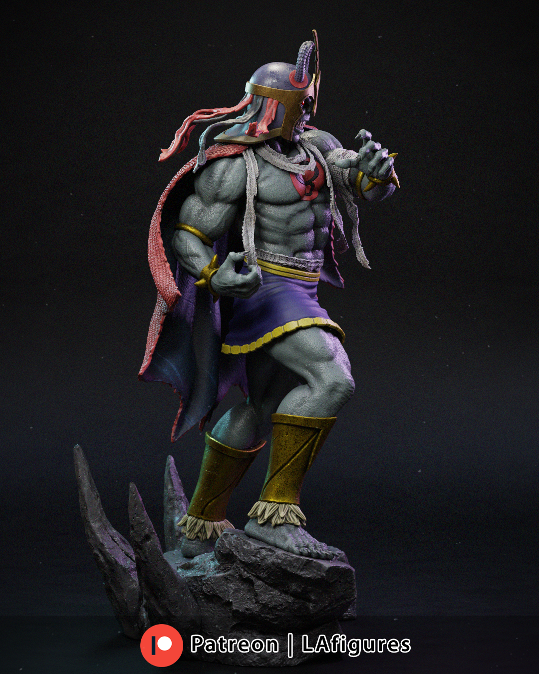 Mumm Ra V2 (Thundercats) Statue - 230mm - 3D Print Fan Art