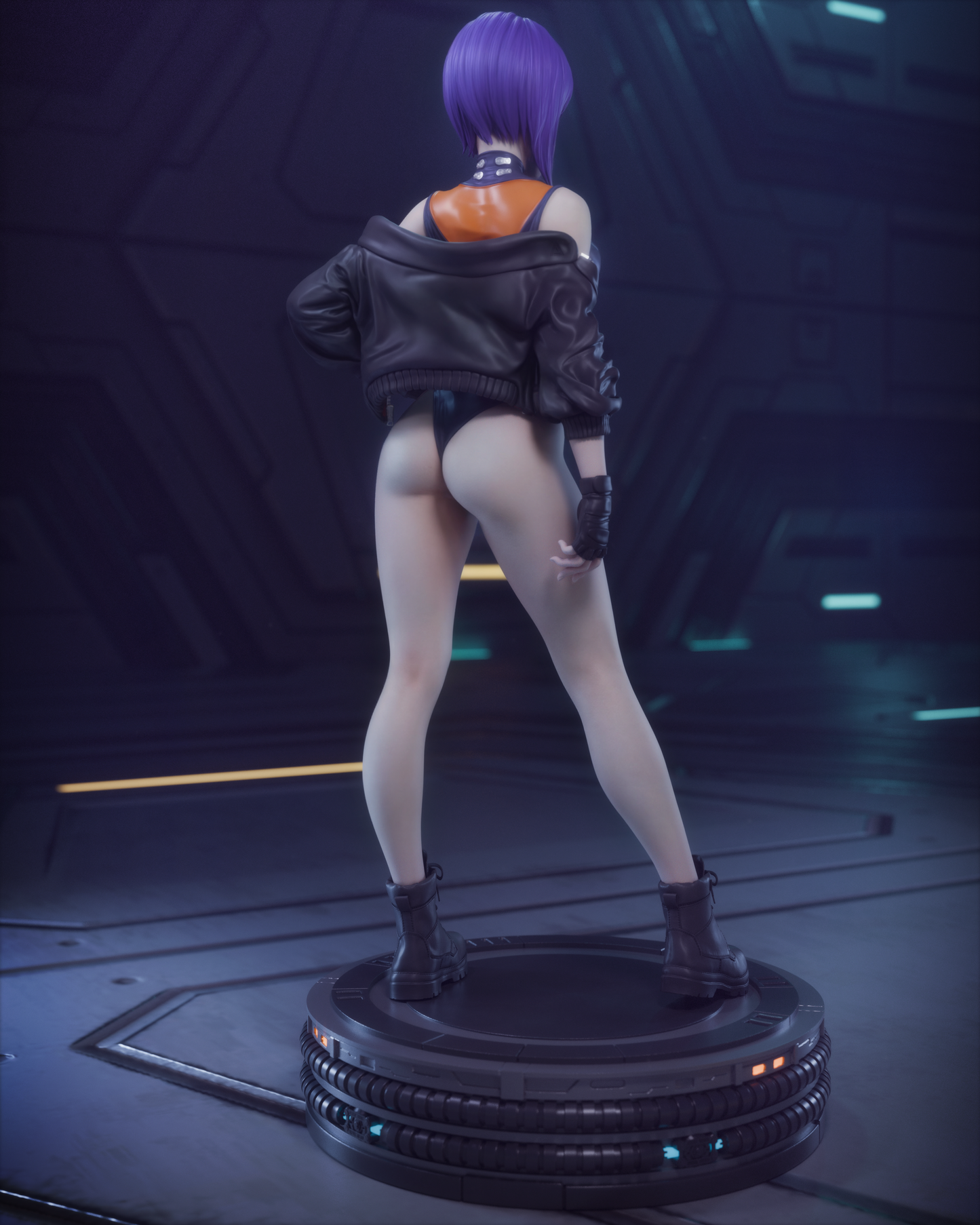 Motoko Kusangi - 3D Printed Statue and Bust