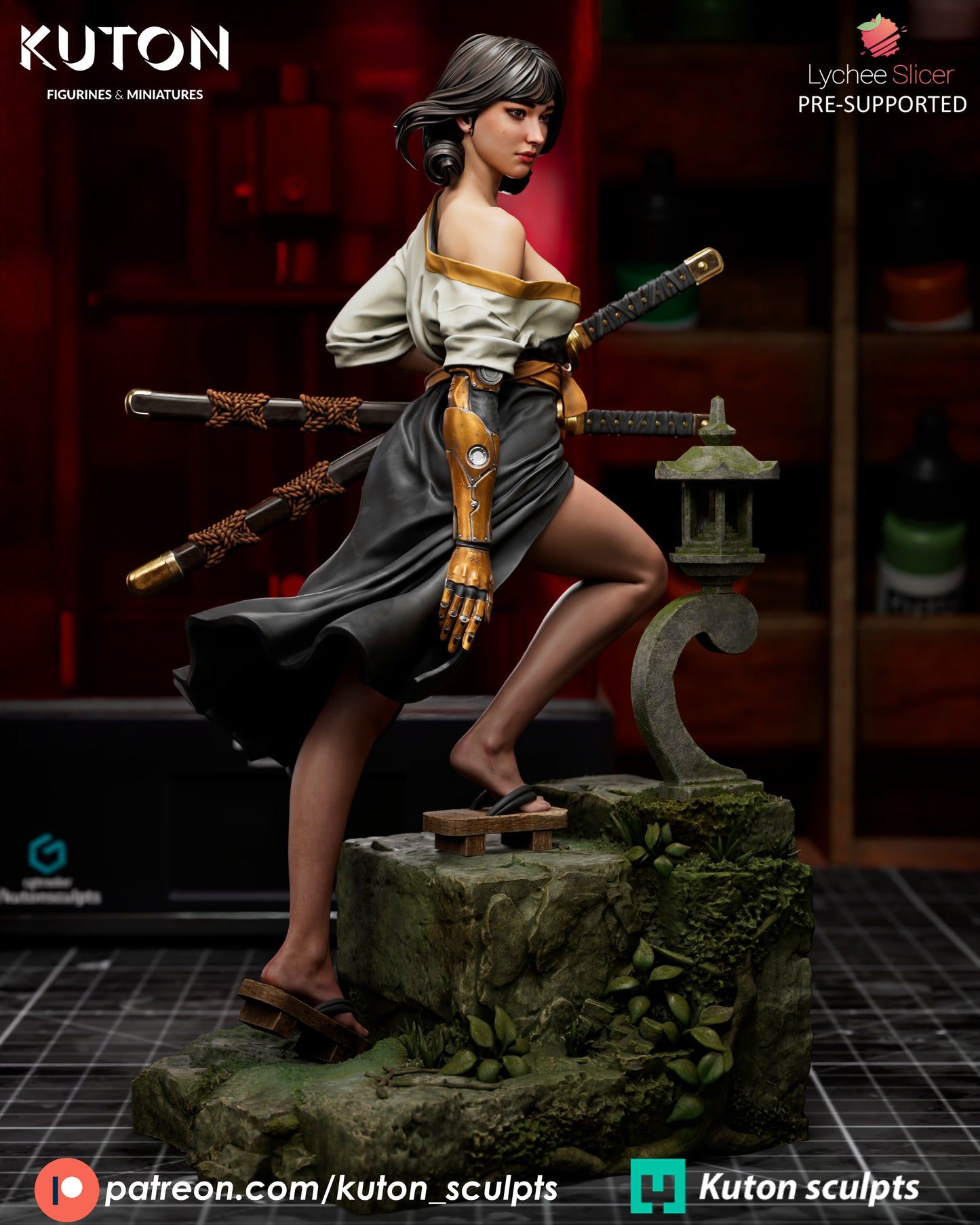 Kira Mekai - 3D Printed Model Kit - 1:10 Scale