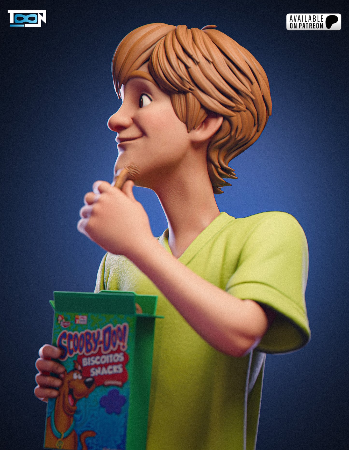 Shaggy - Scooby Doo - 6 Scale 3D Printed Statue Model Kit