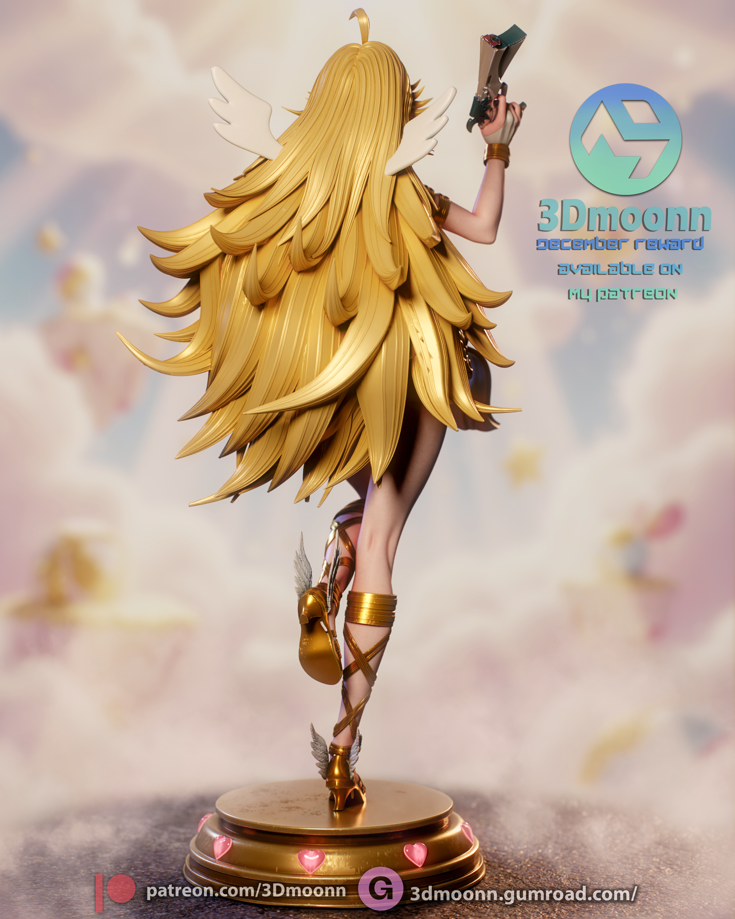 Panty (Panty & Stocking with Garterbelt) -3d Printed model kit