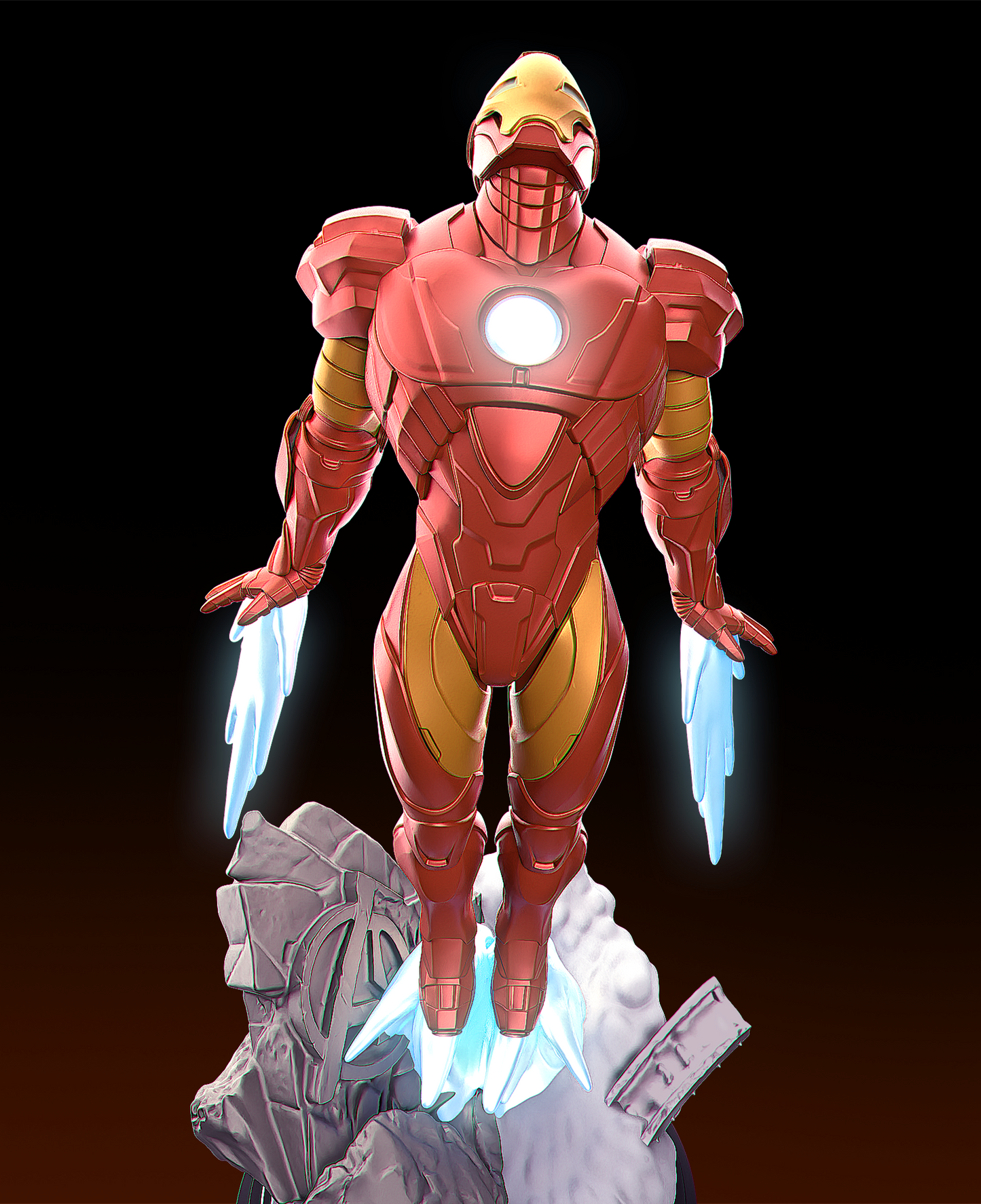 Iron Man - 3D Printed Model Kit - 1:6 scale (Fan Art)