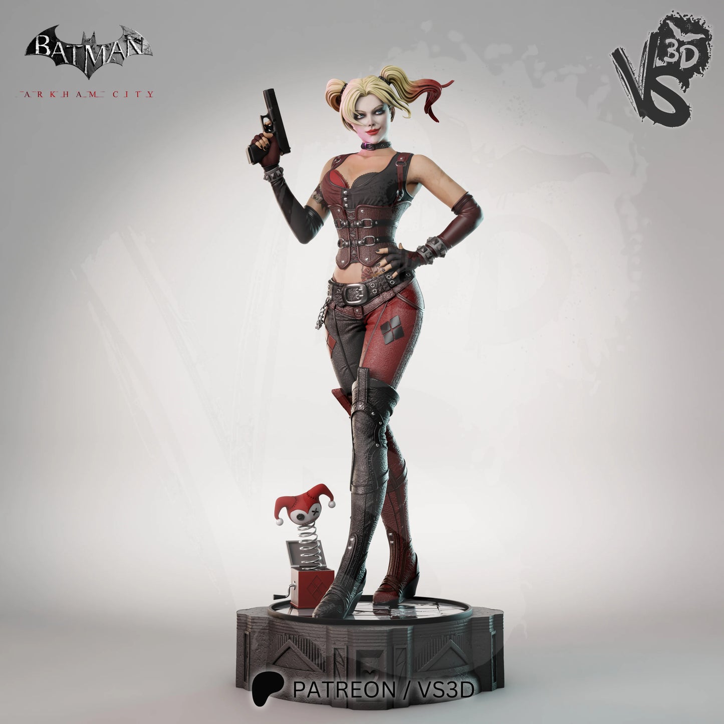 Harley Quinn (Arkham City) - Fan Art - 3D Print Kit