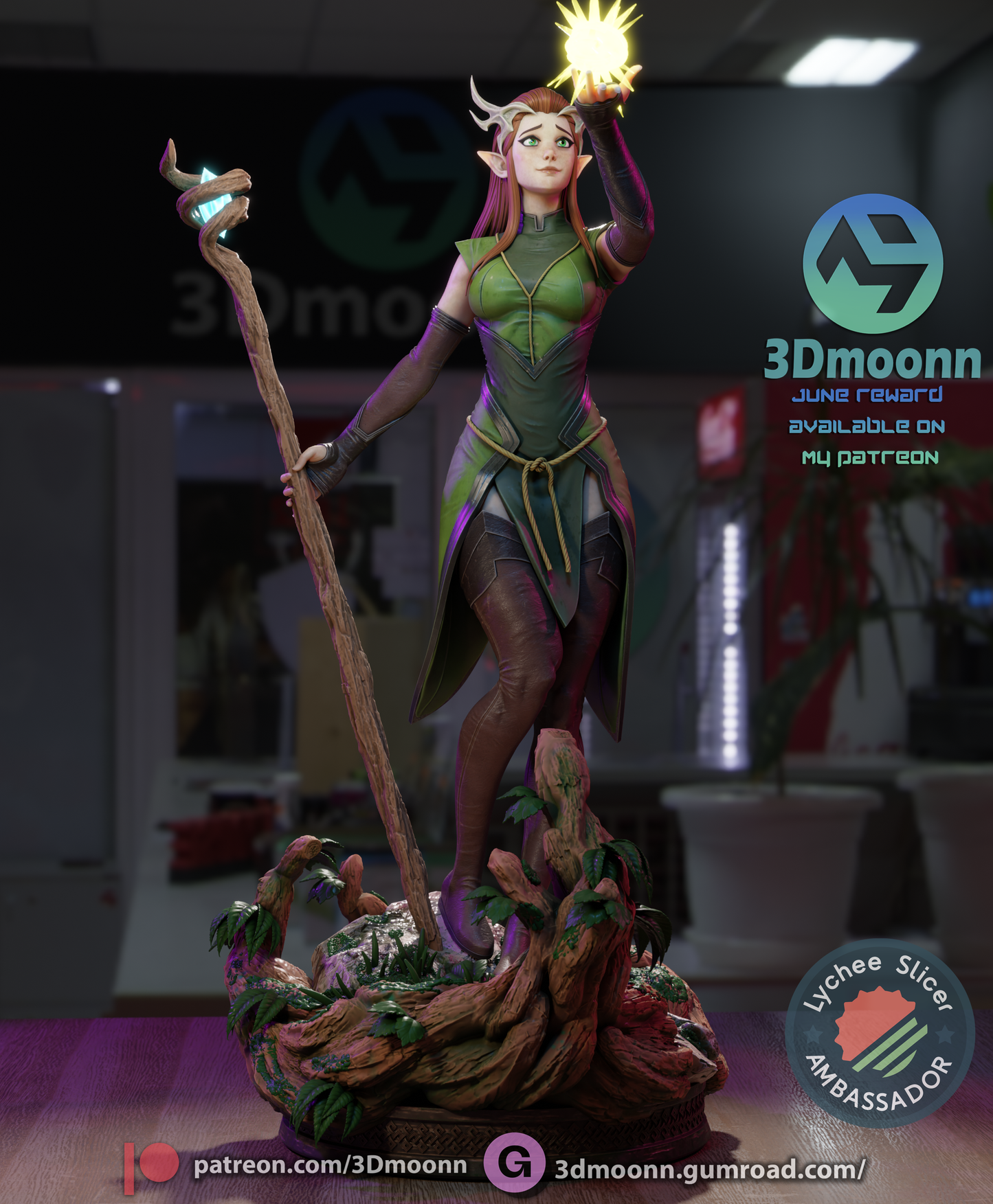 Kayleth (Vox Machina) - 3d Printed 1:6 model kit (Fan Art)
