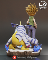 Matt and Gabumon (Digimon) Statue - 187mm - 3D Print Fan Art